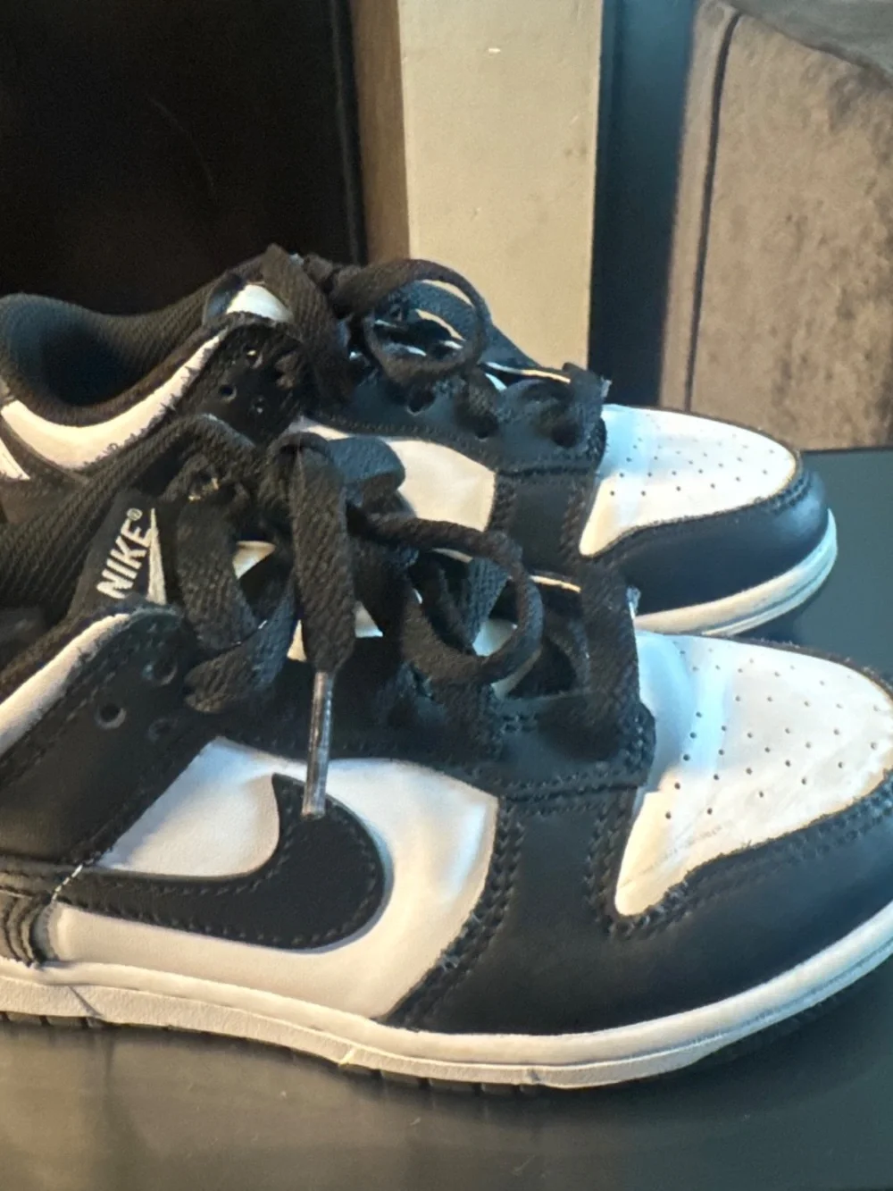Kids nike Panda size 13 like new!